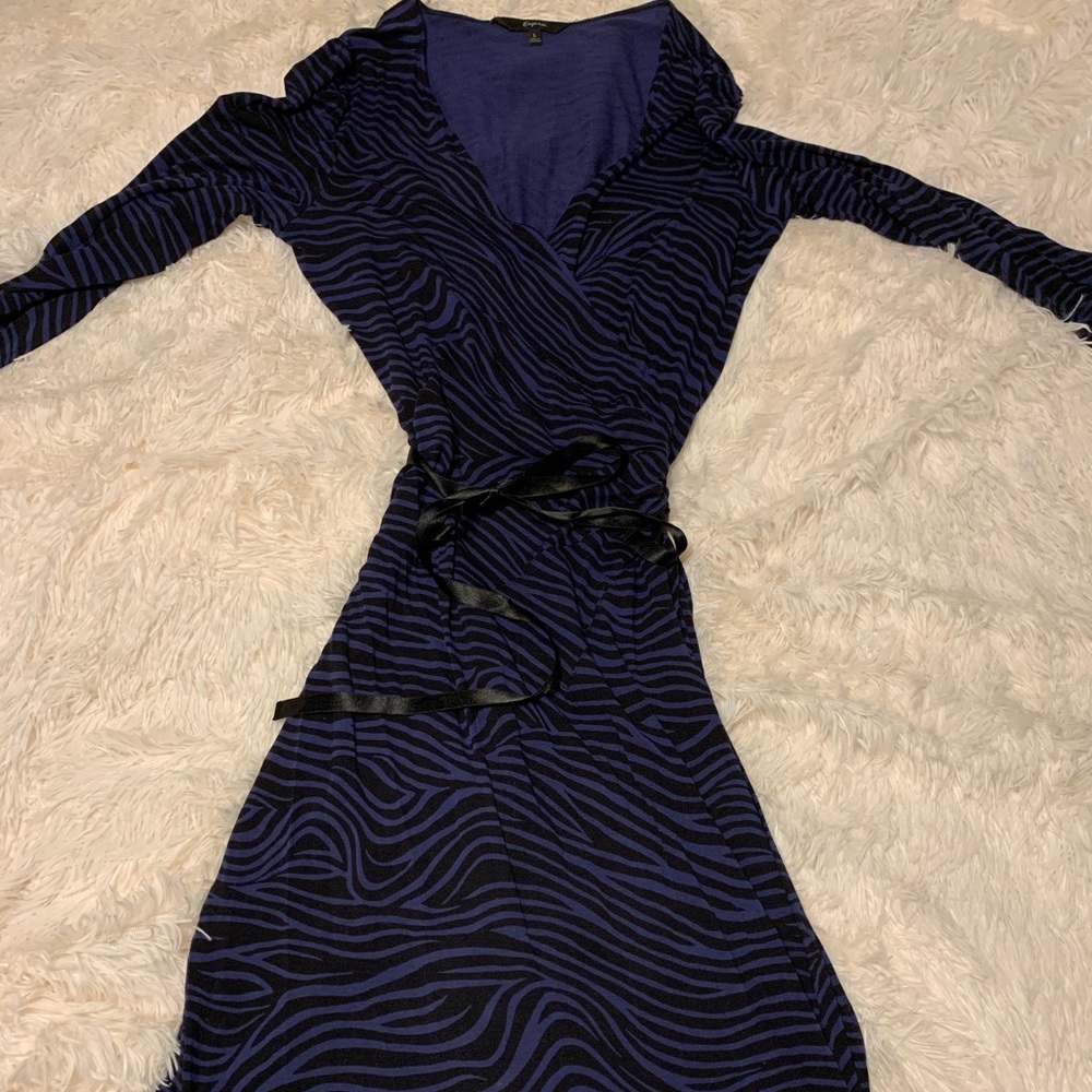 Tiger wrap dress